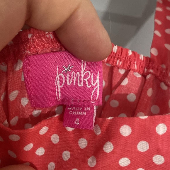 Pinky Pink Floral Kids Dress Size 4 - Picture 8 of 11